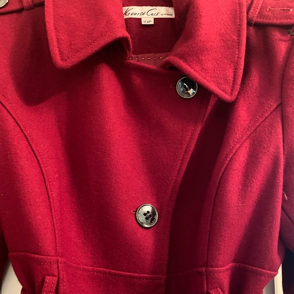 Kenneth Cole wool blend coat